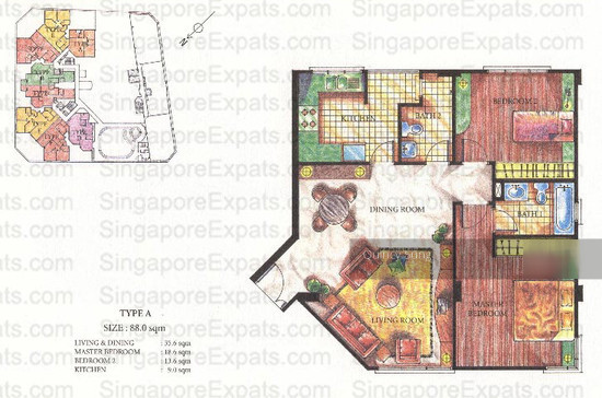 The Riverside Piazza (D1), Apartment #144445932